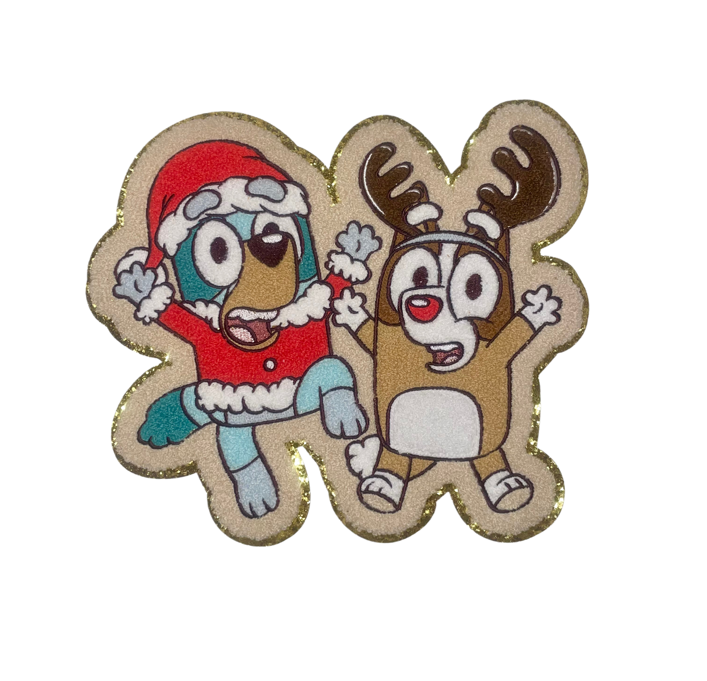 Heelers Xmas - Chenille Patch