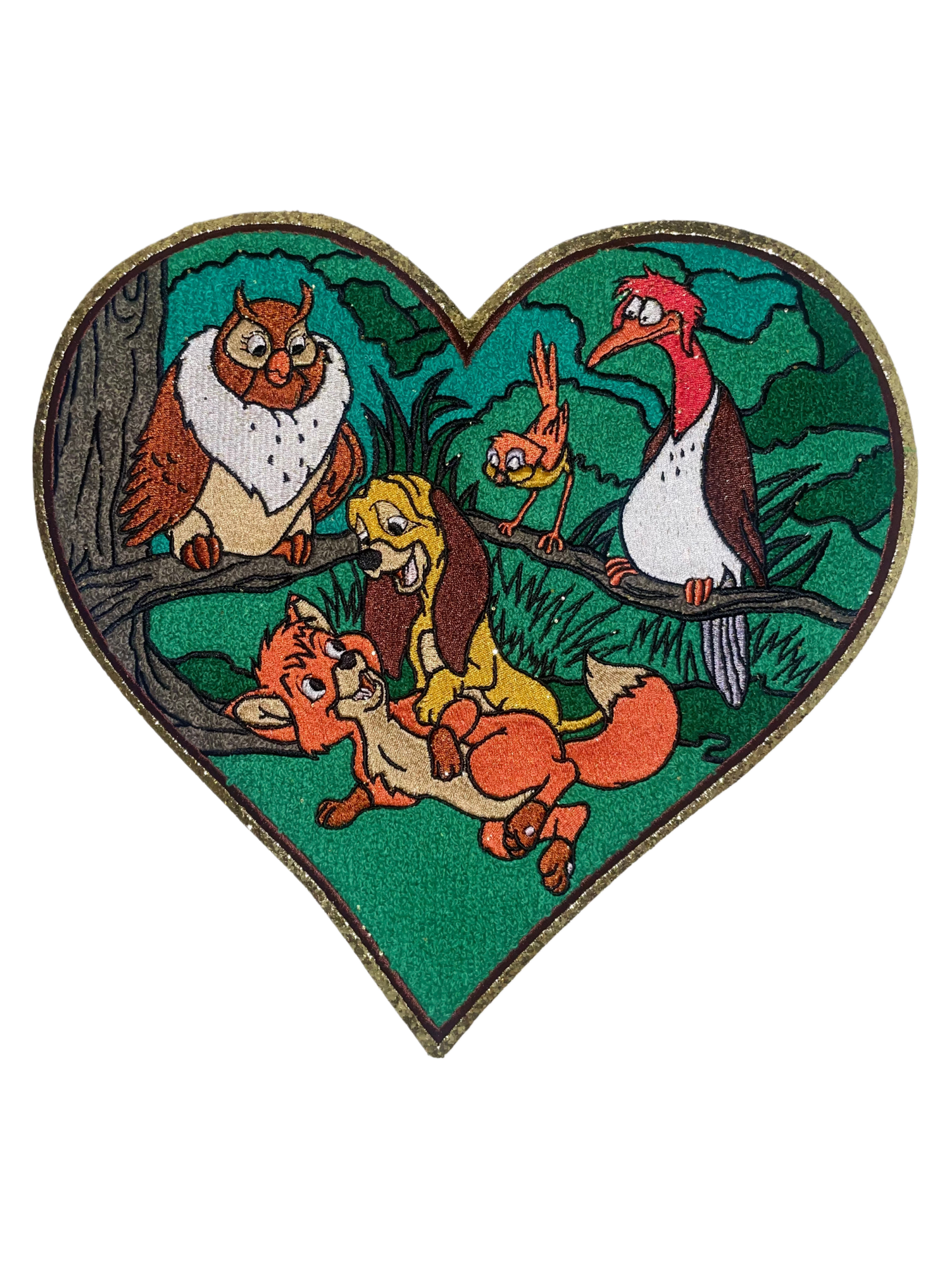 Fox & Pup - Chenille Patch