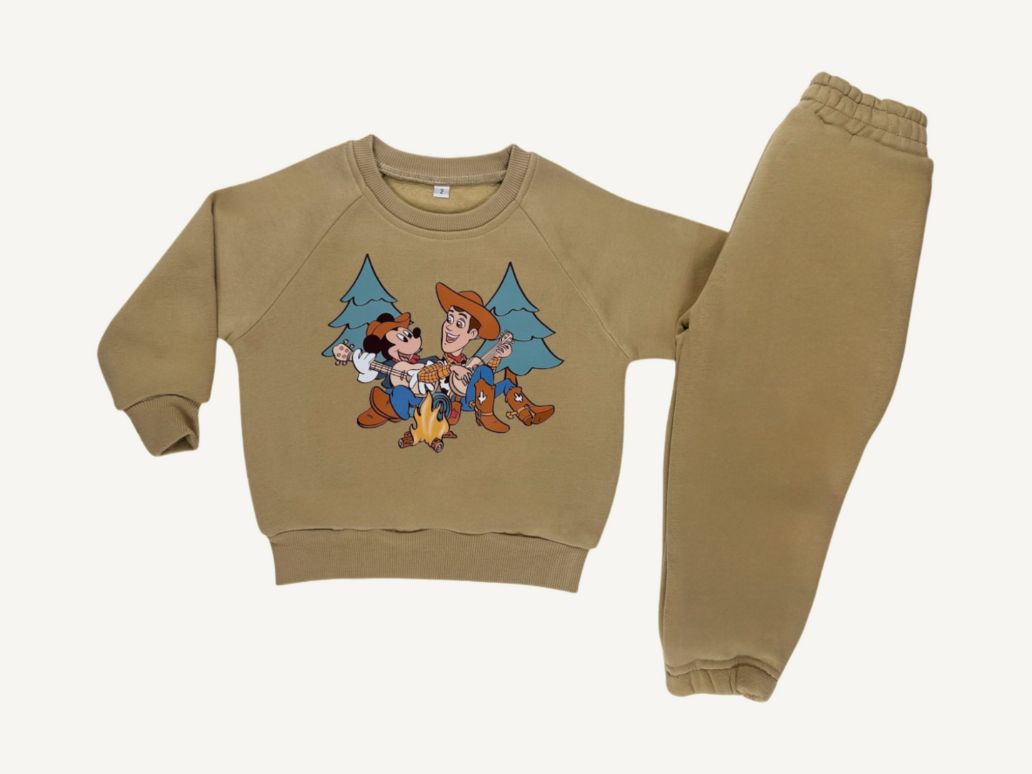 Kids Sweat Set - Caramel