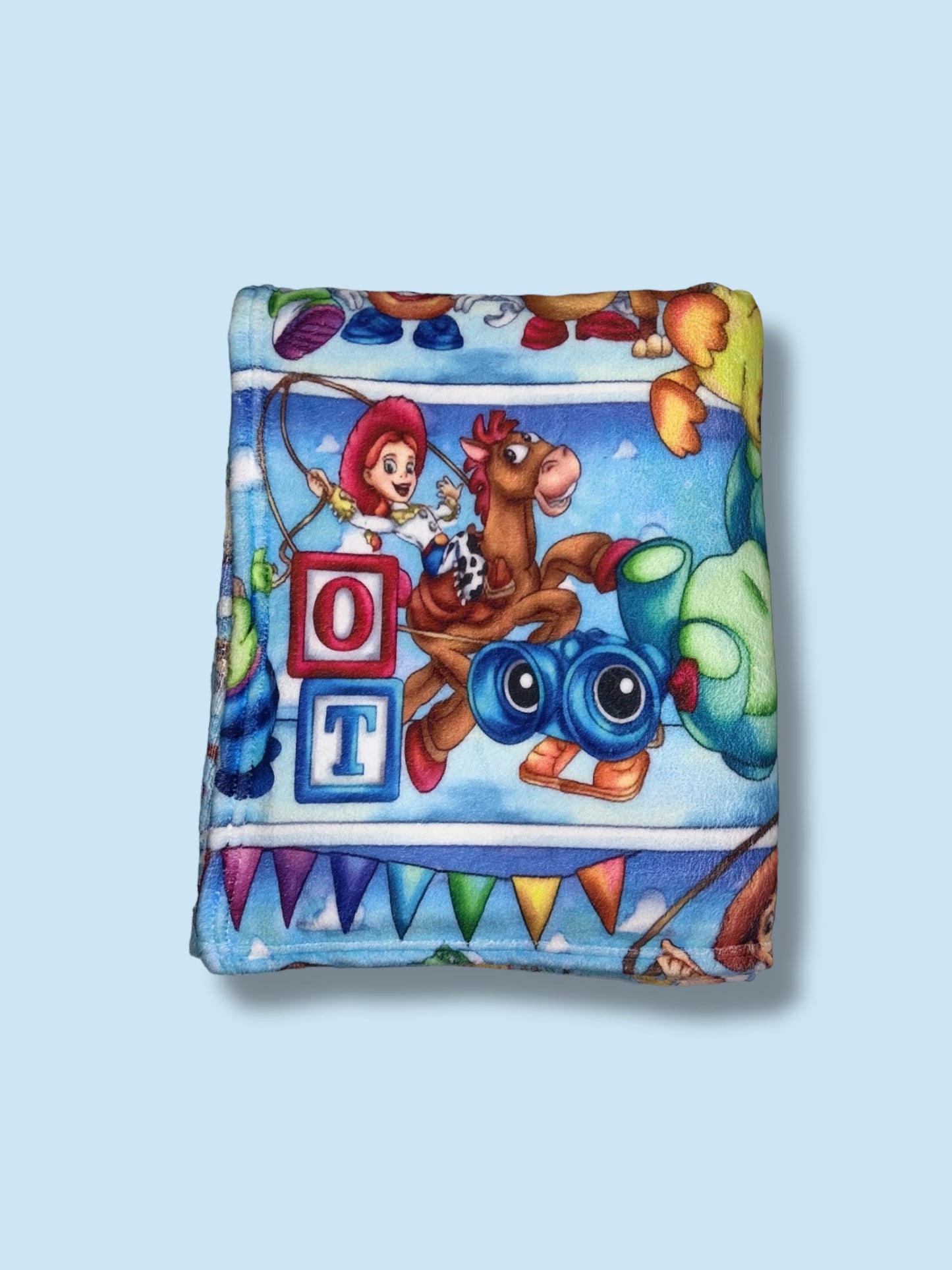 Andy's Toy Shelf Plush Blanket