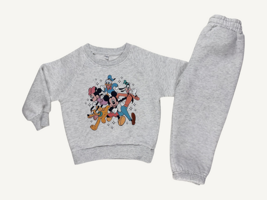 Kids Sweat Set - Light Gray