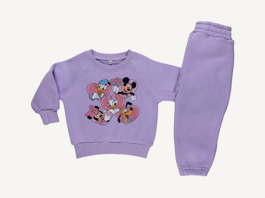 Kids Sweat Set - Light Purple