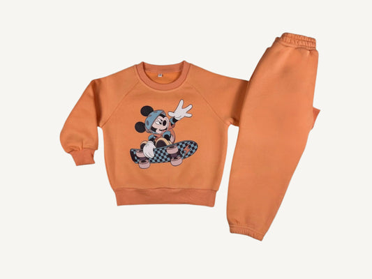 Kids Sweat Set - Cantaloupe