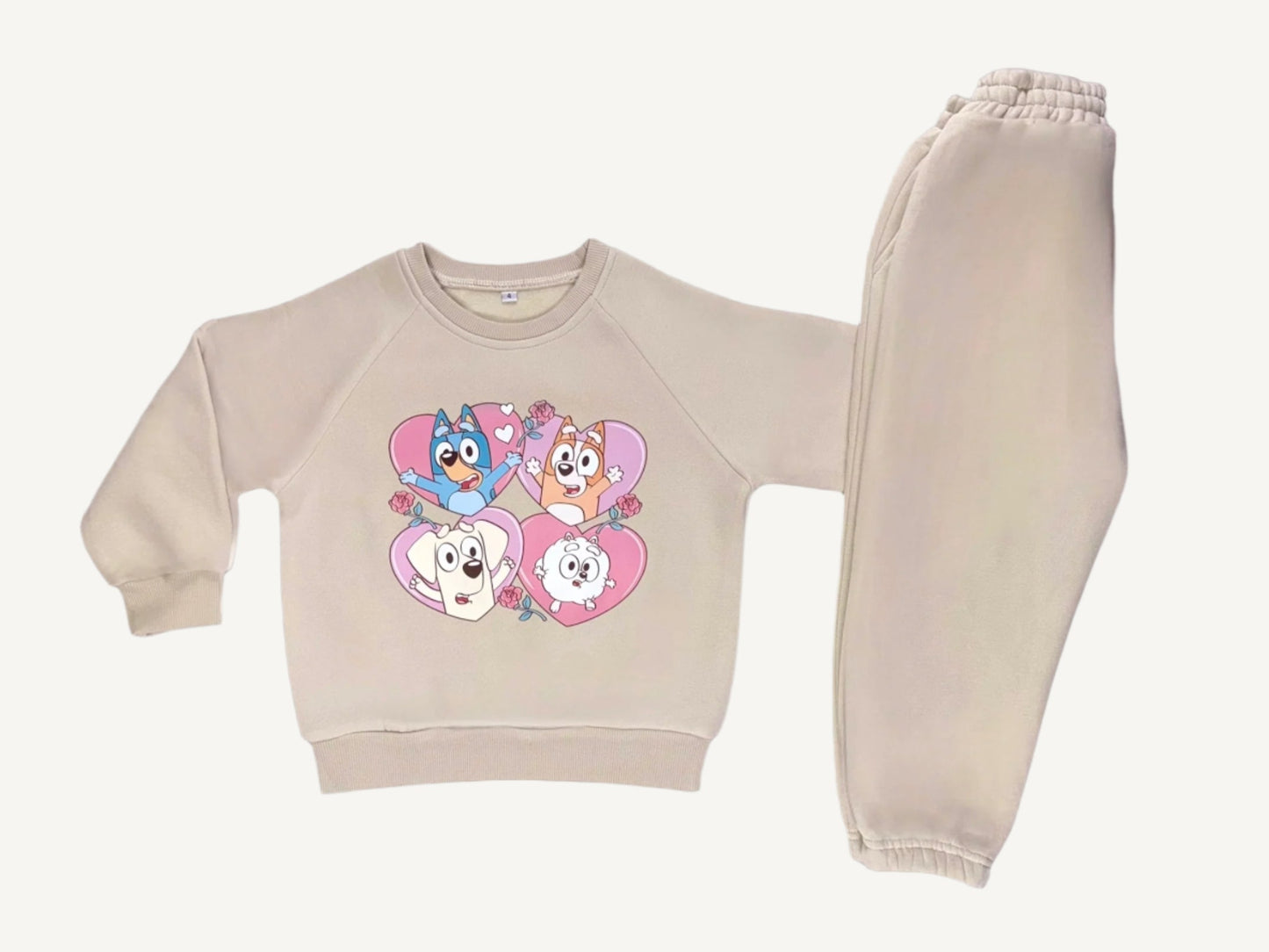 Kids Sweat Set - Cream