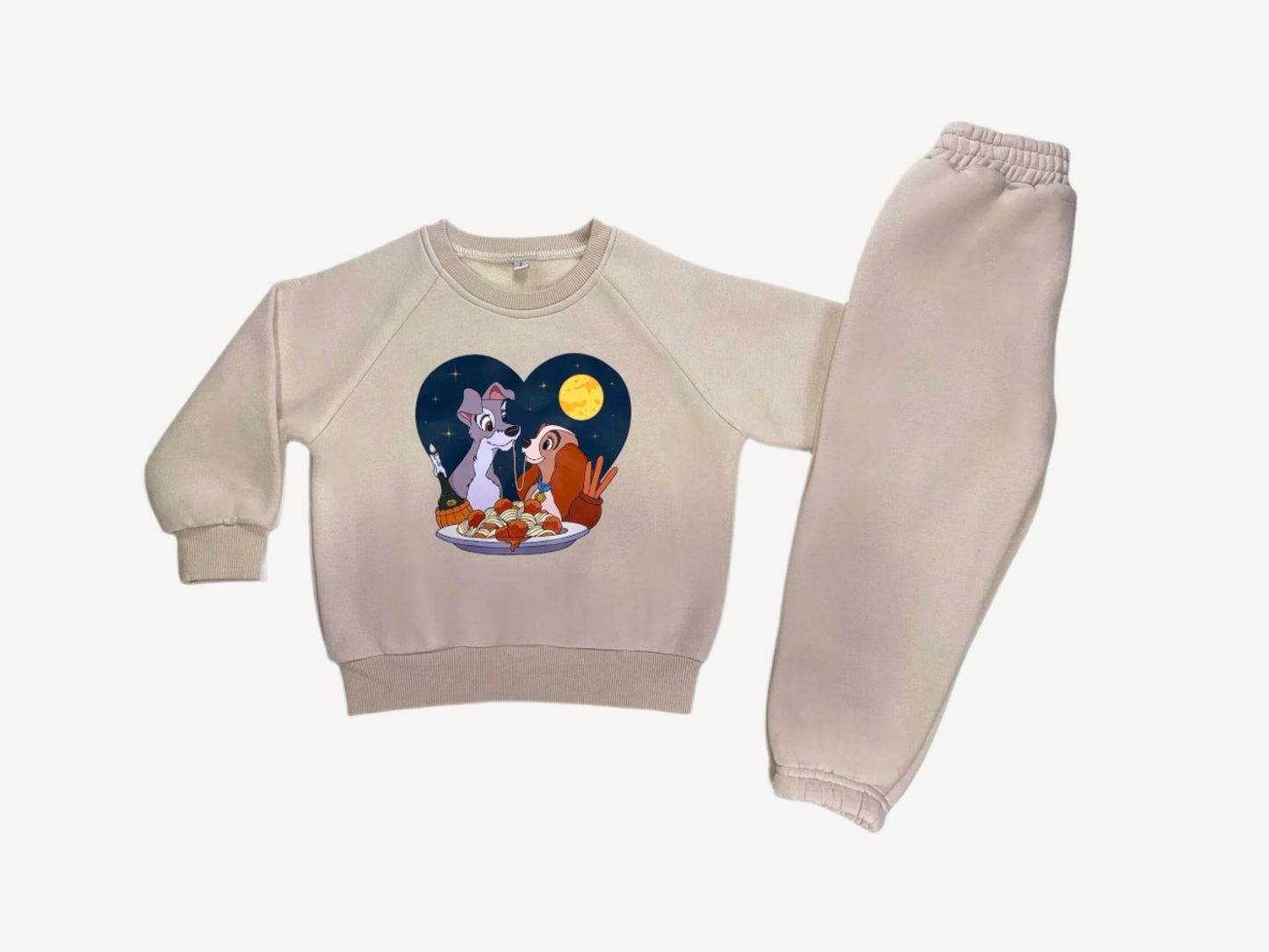 Kids Sweat Set - Cream