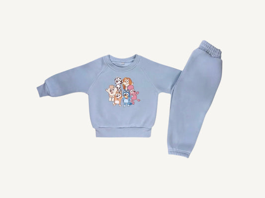 Kids Sweat Set - Baby Blue